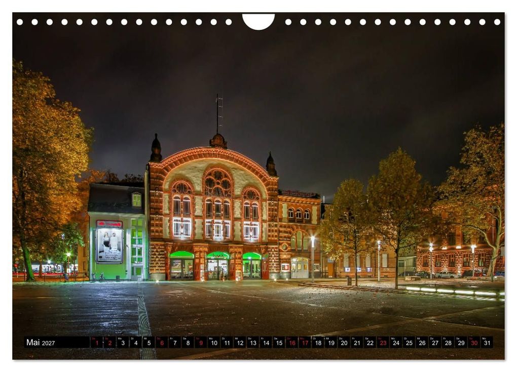 Weitere Ansicht: City Lights Saarbrücken (Wandkalender 2027 DIN A4 quer), CALVENDO Monatskalender | Bettina Dittmann, Calvendo