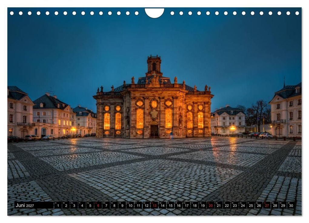 Weitere Ansicht: City Lights Saarbrücken (Wandkalender 2027 DIN A4 quer), CALVENDO Monatskalender | Bettina Dittmann, Calvendo