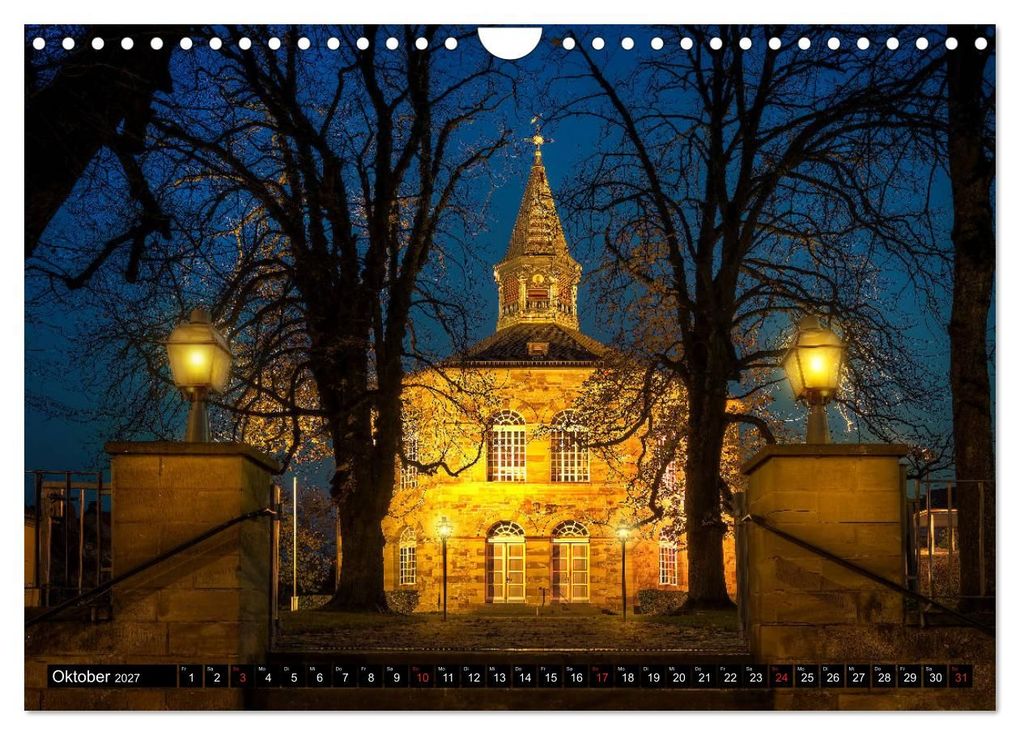 Weitere Ansicht: City Lights Saarbrücken (Wandkalender 2027 DIN A4 quer), CALVENDO Monatskalender | Bettina Dittmann, Calvendo
