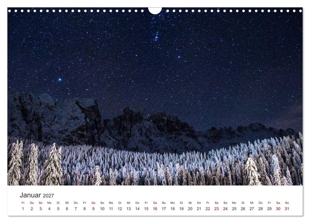 Weitere Ansicht: Nachthimmel - Unfassbare Fotografien der Sterne. (Wandkalender 2027 DIN A3 quer), CALVENDO Monatskalender | Benjamin Lederer, Calvendo
