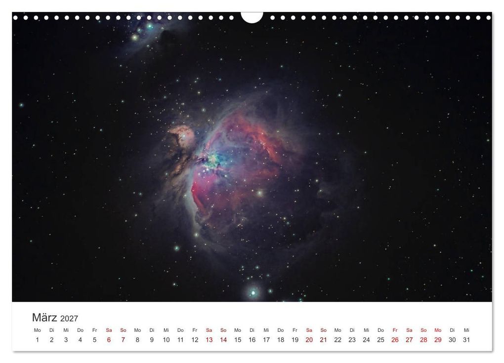 Weitere Ansicht: Nachthimmel - Unfassbare Fotografien der Sterne. (Wandkalender 2027 DIN A3 quer), CALVENDO Monatskalender | Benjamin Lederer, Calvendo