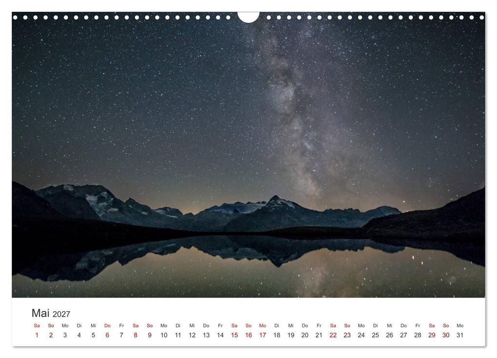 Weitere Ansicht: Nachthimmel - Unfassbare Fotografien der Sterne. (Wandkalender 2027 DIN A3 quer), CALVENDO Monatskalender | Benjamin Lederer, Calvendo