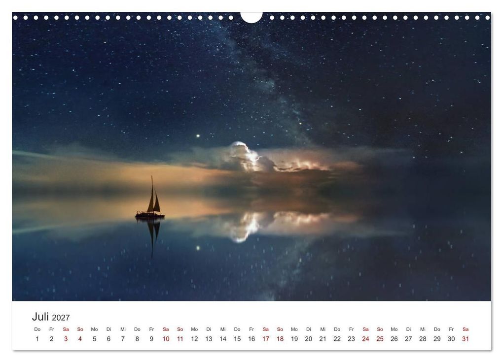 Weitere Ansicht: Nachthimmel - Unfassbare Fotografien der Sterne. (Wandkalender 2027 DIN A3 quer), CALVENDO Monatskalender | Benjamin Lederer, Calvendo