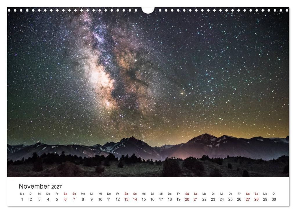 Weitere Ansicht: Nachthimmel - Unfassbare Fotografien der Sterne. (Wandkalender 2027 DIN A3 quer), CALVENDO Monatskalender | Benjamin Lederer, Calvendo