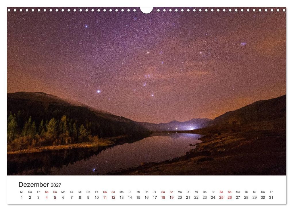 Weitere Ansicht: Nachthimmel - Unfassbare Fotografien der Sterne. (Wandkalender 2027 DIN A3 quer), CALVENDO Monatskalender | Benjamin Lederer, Calvendo