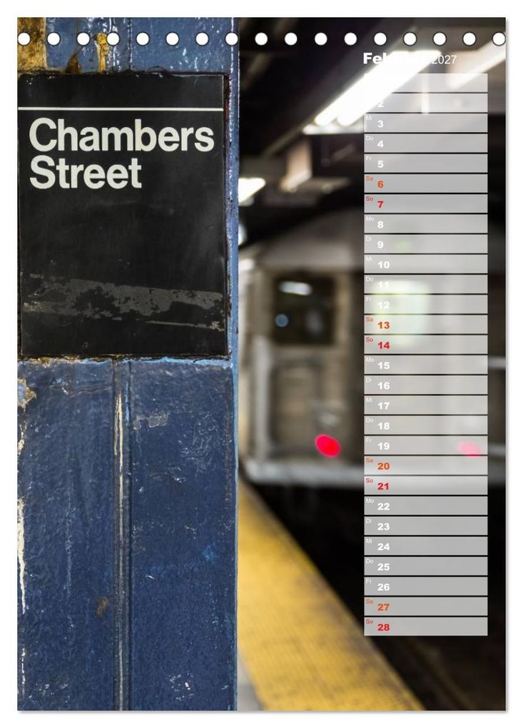 Weitere Ansicht: New York City Geburtstagskalender (Tischkalender 2027 DIN A5 hoch), CALVENDO Monatskalender | Thomas Klinder, Calvendo