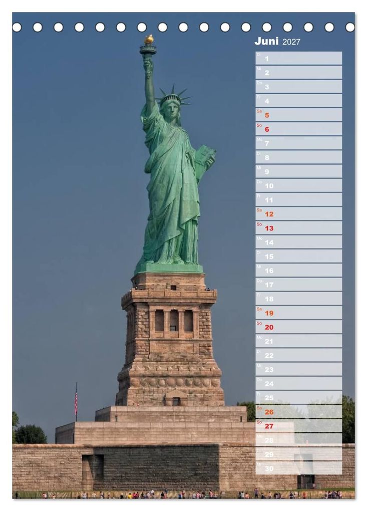 Weitere Ansicht: New York City Geburtstagskalender (Tischkalender 2027 DIN A5 hoch), CALVENDO Monatskalender | Thomas Klinder, Calvendo
