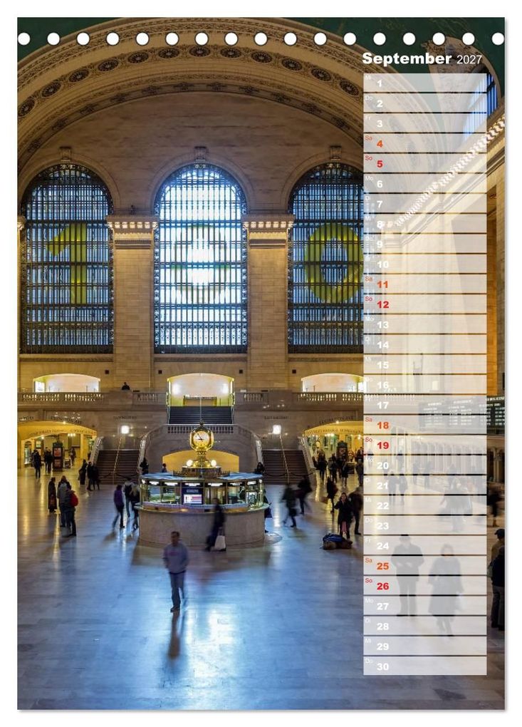 Weitere Ansicht: New York City Geburtstagskalender (Tischkalender 2027 DIN A5 hoch), CALVENDO Monatskalender | Thomas Klinder, Calvendo