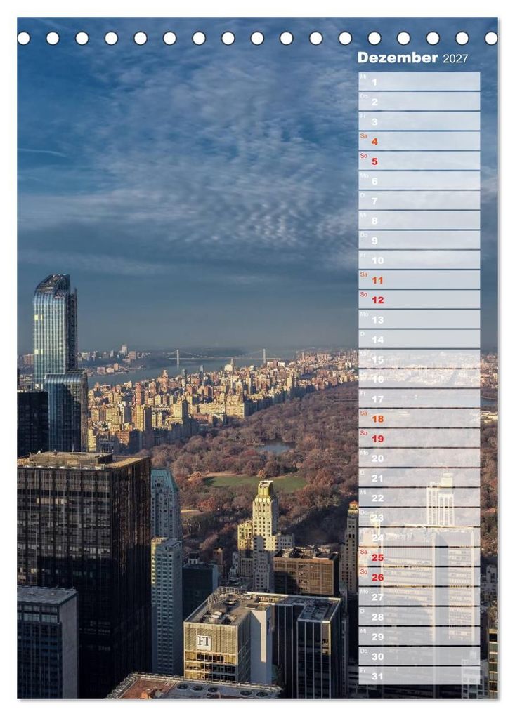 Weitere Ansicht: New York City Geburtstagskalender (Tischkalender 2027 DIN A5 hoch), CALVENDO Monatskalender | Thomas Klinder, Calvendo