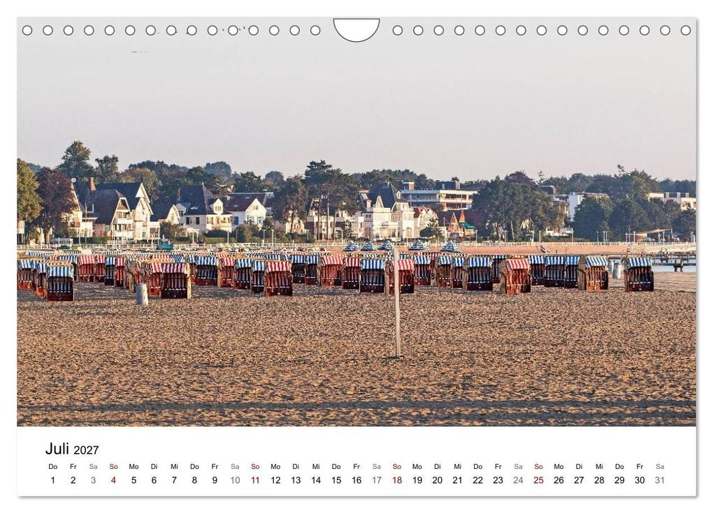 Weitere Ansicht: Ostseeheilbad Travemünde - Lübecks schönste Tochter (Wandkalender 2027 DIN A4 quer), CALVENDO Monatskalender | Andrea Potratz, Calvendo
