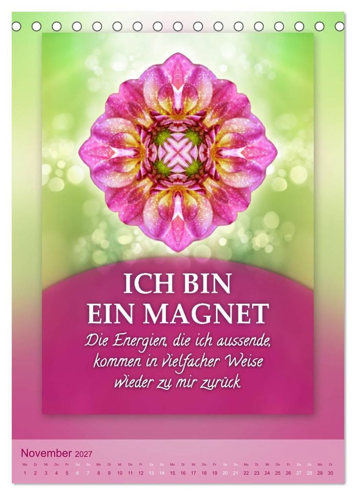 Weitere Ansicht: ICH BIN Licht und Liebe - Kalender (Tischkalender 2027 DIN A5 hoch), CALVENDO Monatskalender | Gaby Shayana Hoffmann, Calvendo