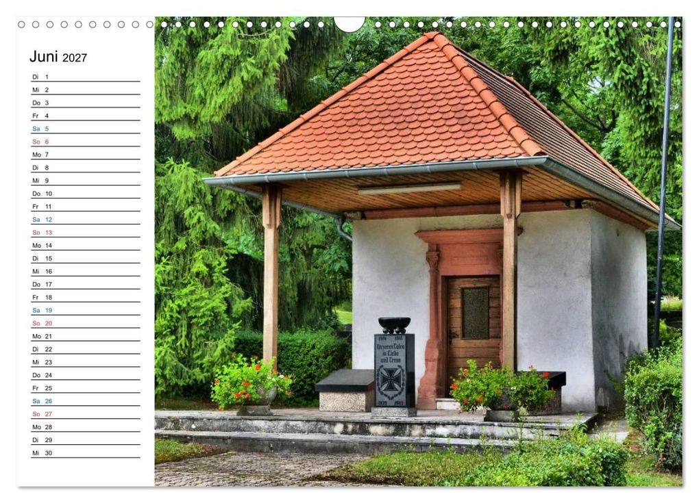 Weitere Ansicht: Sa(ar)krale Baukunst - Kapellen im Saarland (Wandkalender 2027 DIN A3 quer), CALVENDO Monatskalender | Thomas Bartruff, Calvendo