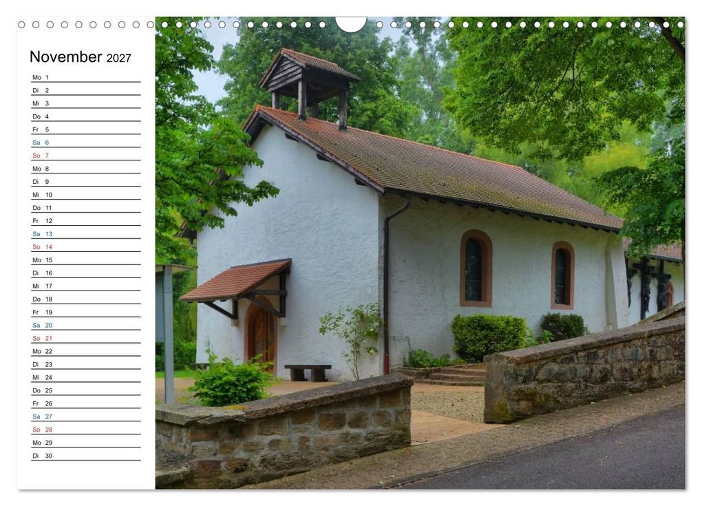 Weitere Ansicht: Sa(ar)krale Baukunst - Kapellen im Saarland (Wandkalender 2027 DIN A3 quer), CALVENDO Monatskalender | Thomas Bartruff, Calvendo
