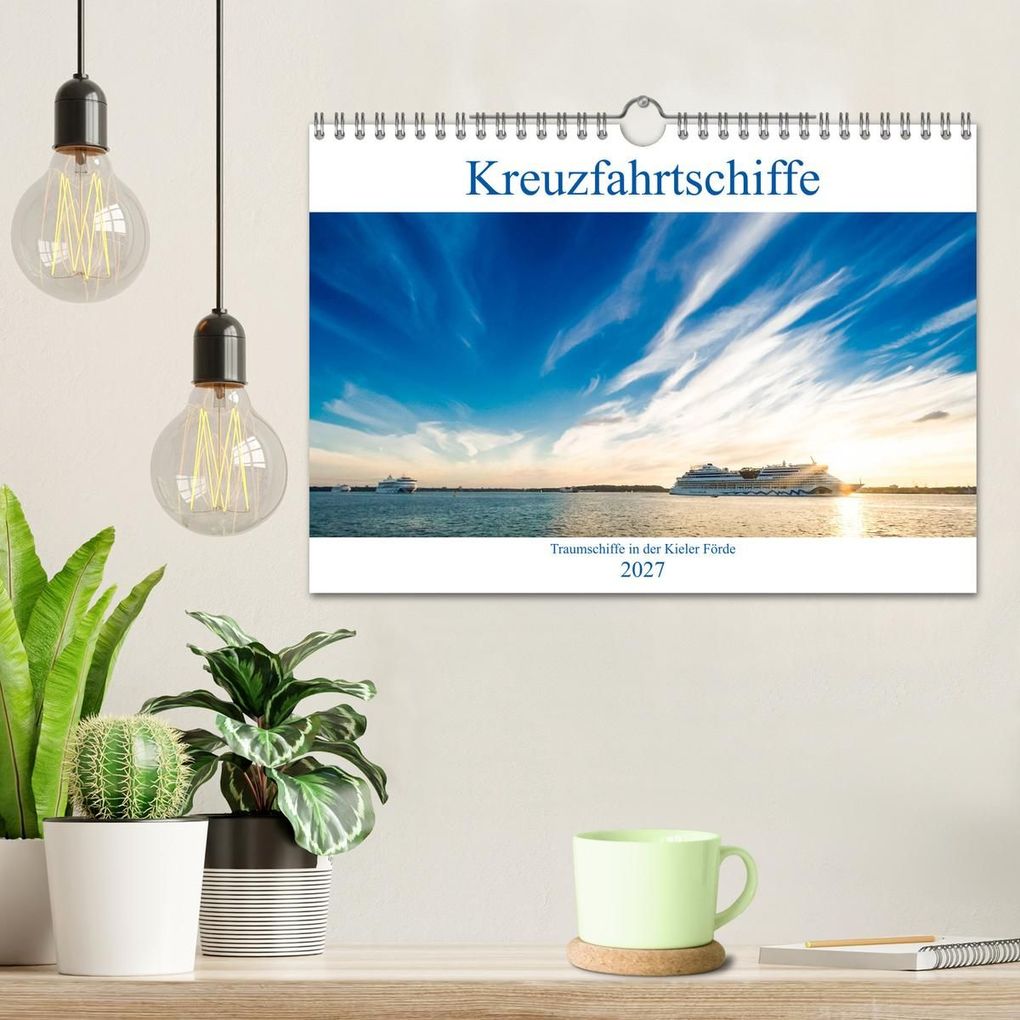 Weitere Ansicht: Kreuzfahrtschiffe 2027 (Wandkalender 2027 DIN A4 quer), CALVENDO Monatskalender | Micha Tuschy, Calvendo