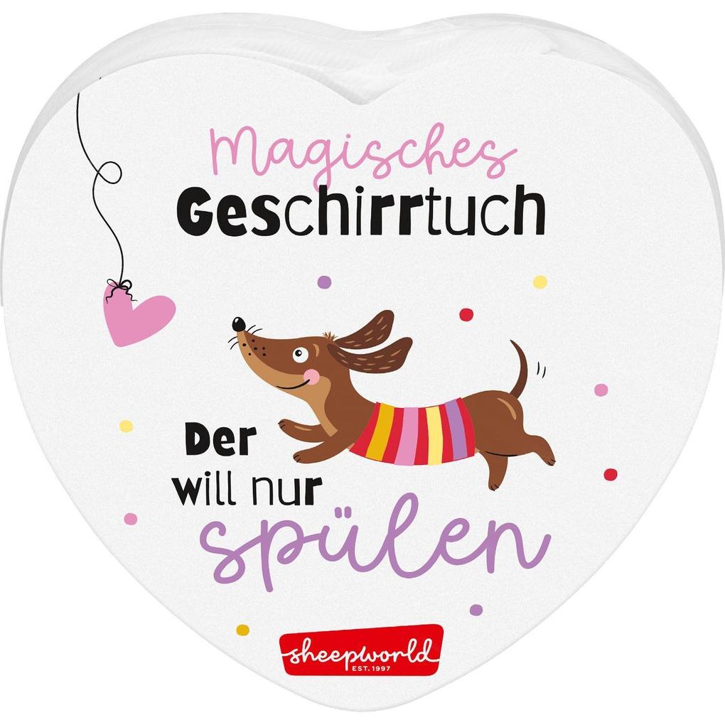 Weitere Ansicht: Zauber-Geschirrtuch Dackel