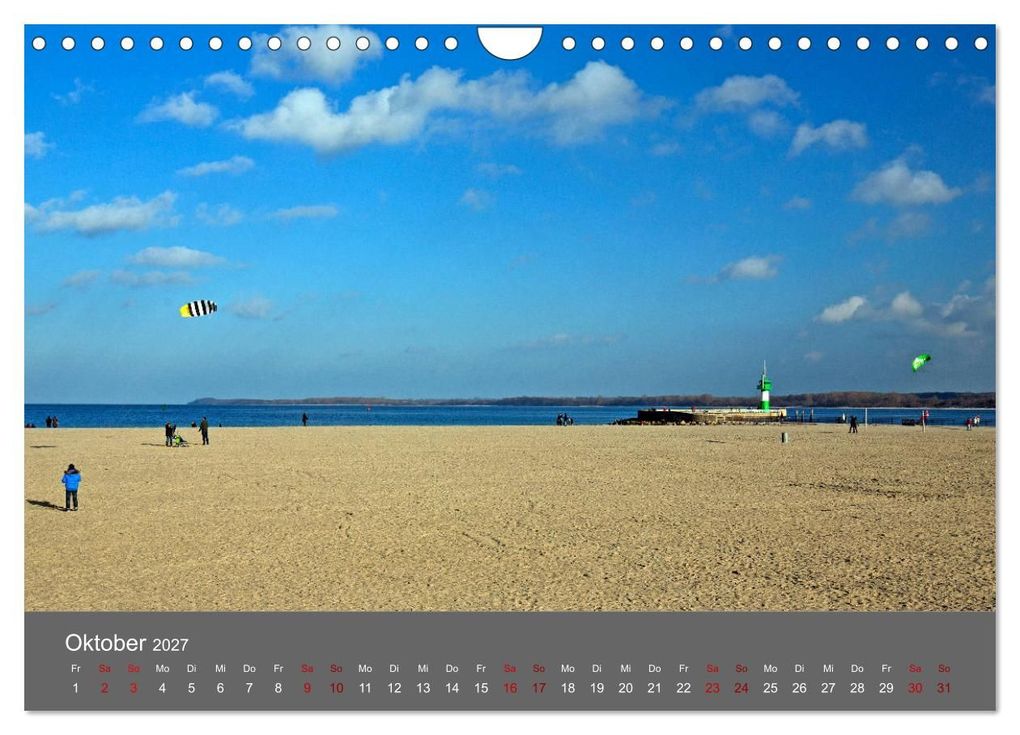 Weitere Ansicht: Lübecker Bucht - Travemünde - Niendorf - Timmendorf (Wandkalender 2027 DIN A4 quer), CALVENDO Monatskalender | Andrea Potratz, Calvendo