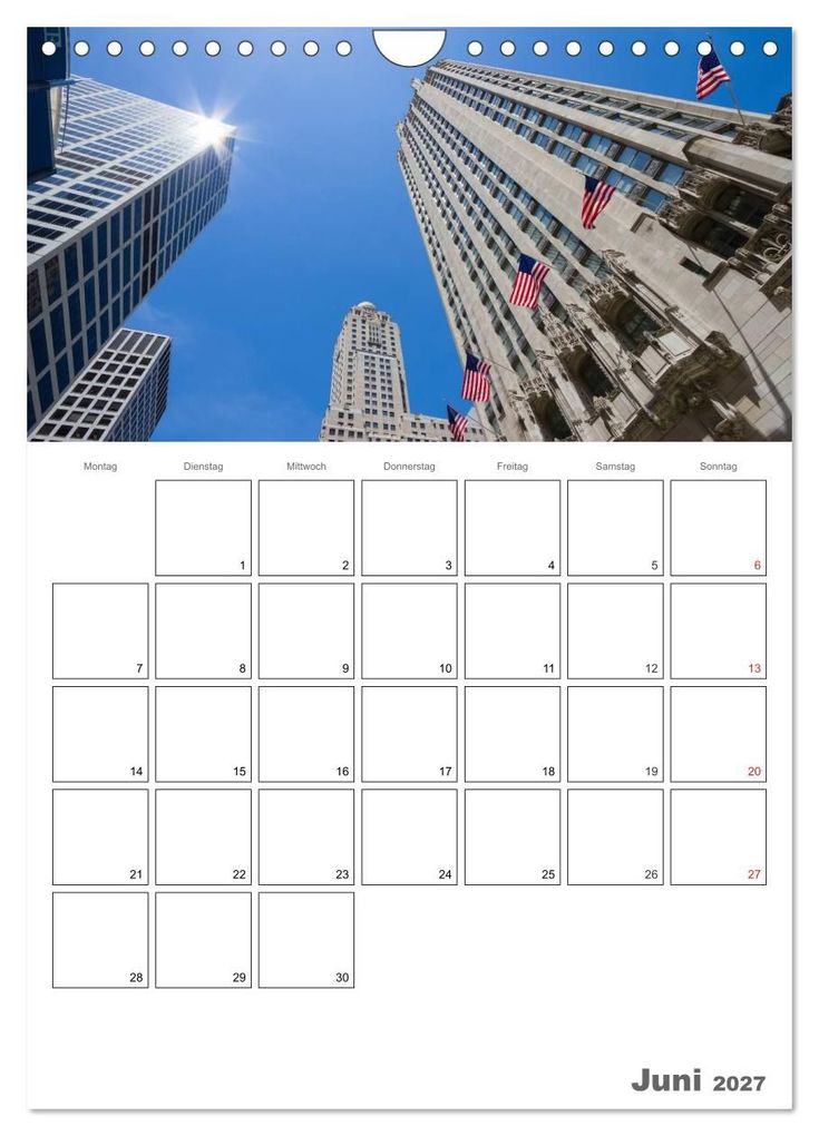 Weitere Ansicht: CHICAGO Terminplaner (Wandkalender 2027 DIN A4 hoch), CALVENDO Monatskalender | Melanie Viola, Calvendo