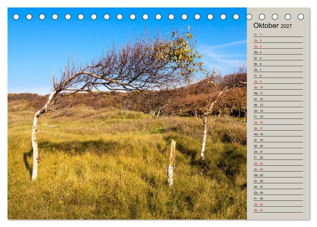 Weitere Ansicht: NORDERNEY Geburtstagskalender mit Planerfunktion (Tischkalender 2027 DIN A5 quer), CALVENDO Monatskalender | Andrea Dreegmeyer, Calvendo