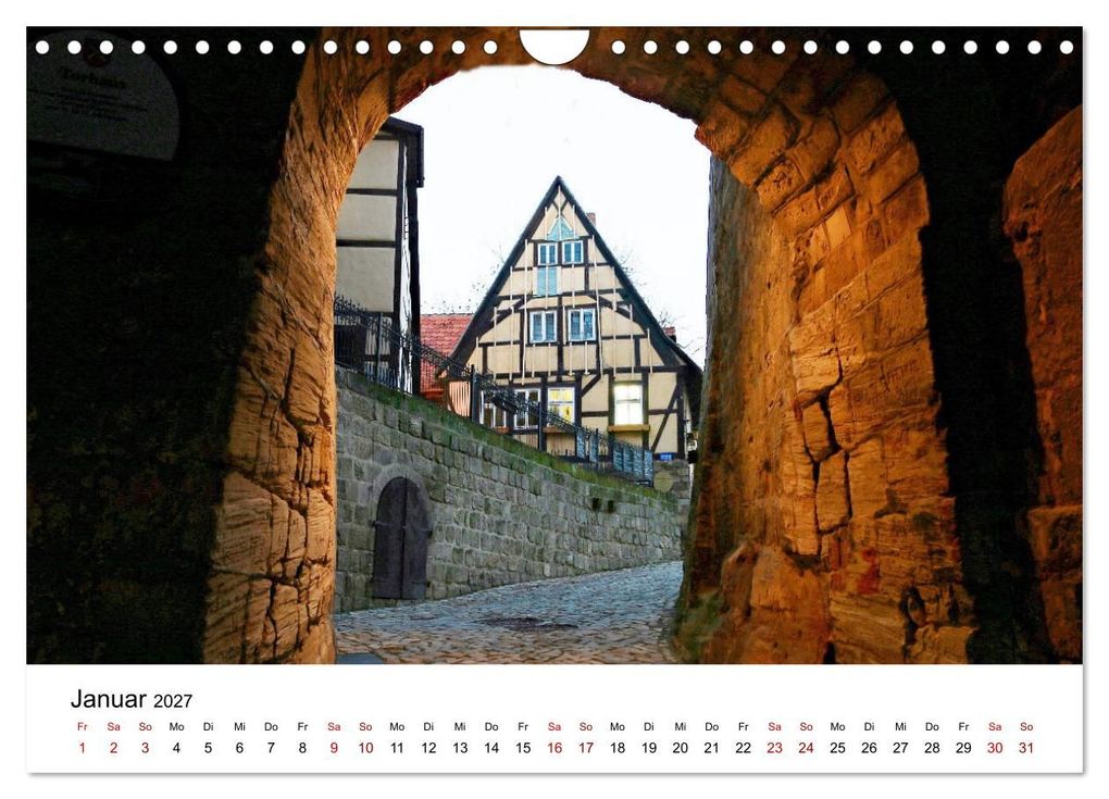 Weitere Ansicht: Weltkulturerbe Quedlinburg (Wandkalender 2027 DIN A4 quer), CALVENDO Monatskalender | Klaus Fröhlich, Calvendo