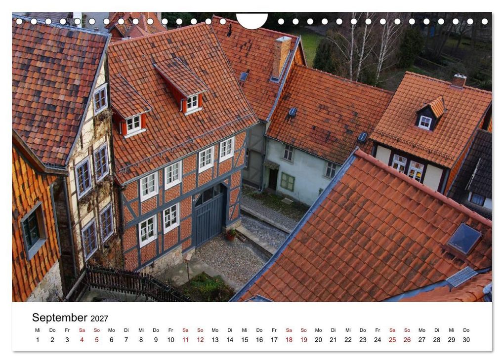 Weitere Ansicht: Weltkulturerbe Quedlinburg (Wandkalender 2027 DIN A4 quer), CALVENDO Monatskalender | Klaus Fröhlich, Calvendo