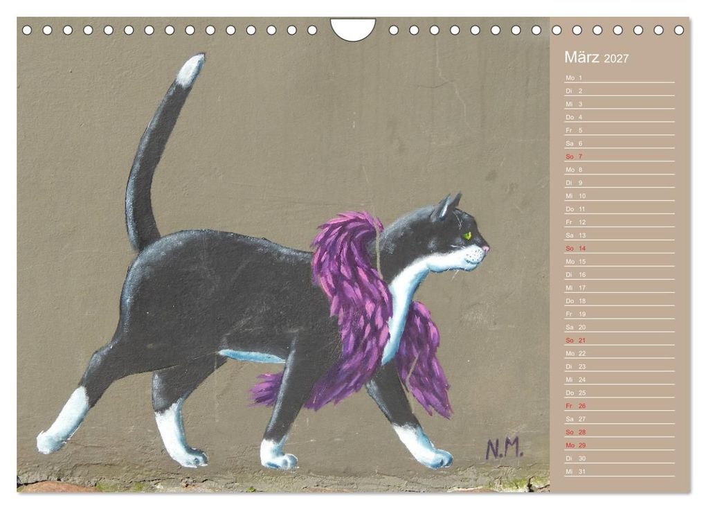 Weitere Ansicht: Flensburger Katzen (Wandkalender 2027 DIN A4 quer), CALVENDO Monatskalender | Martina Busch, Calvendo