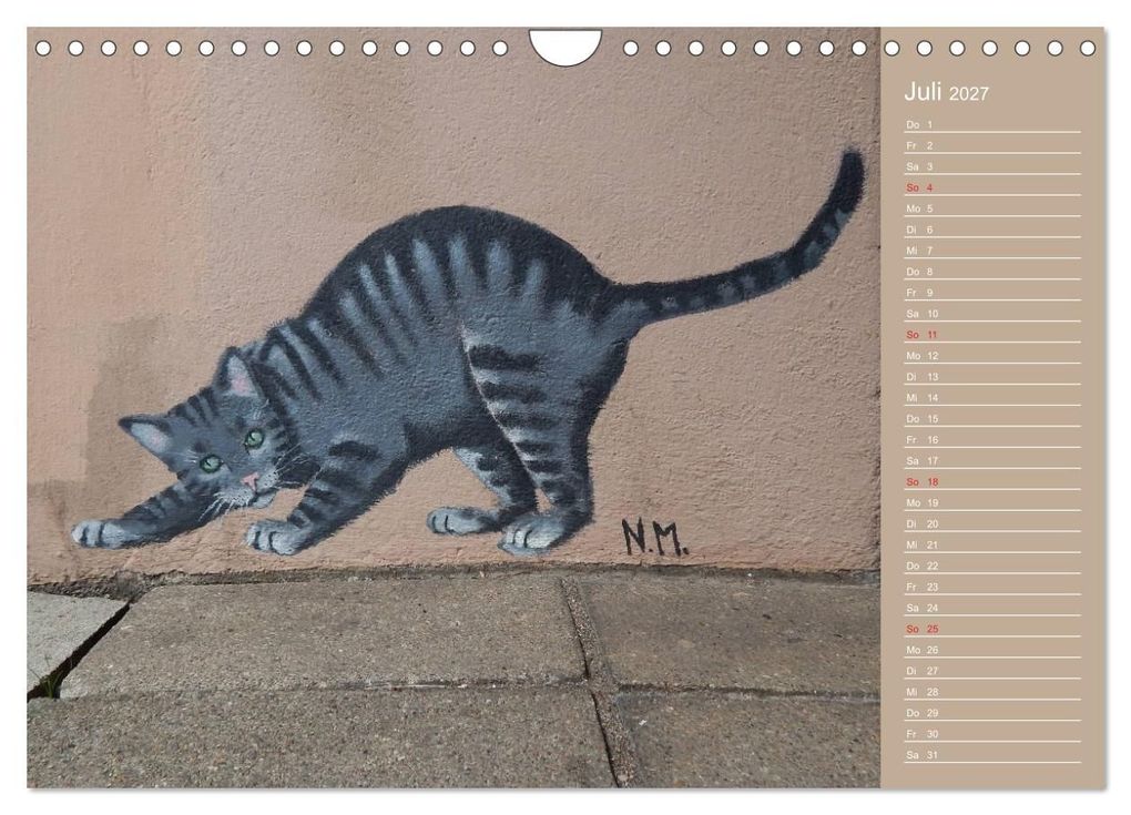 Weitere Ansicht: Flensburger Katzen (Wandkalender 2027 DIN A4 quer), CALVENDO Monatskalender | Martina Busch, Calvendo