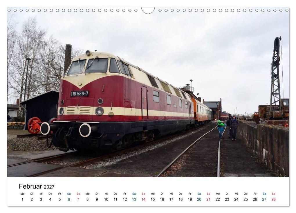 Weitere Ansicht: U-Boot trifft Babelsbergerin. Die Baureihen 118 und 119 der Deutschen Reichsbahn (Wandkalender 2027 DIN A3 quer), CALVENDO Monatskalender | Wolfgang Gerstner, Calvendo