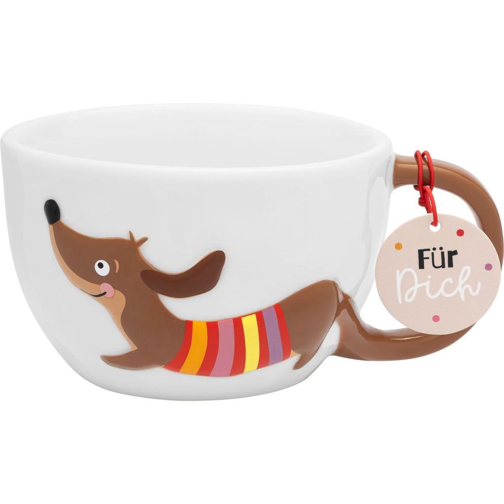 Weitere Ansicht: Figürliche Tasse Dackel