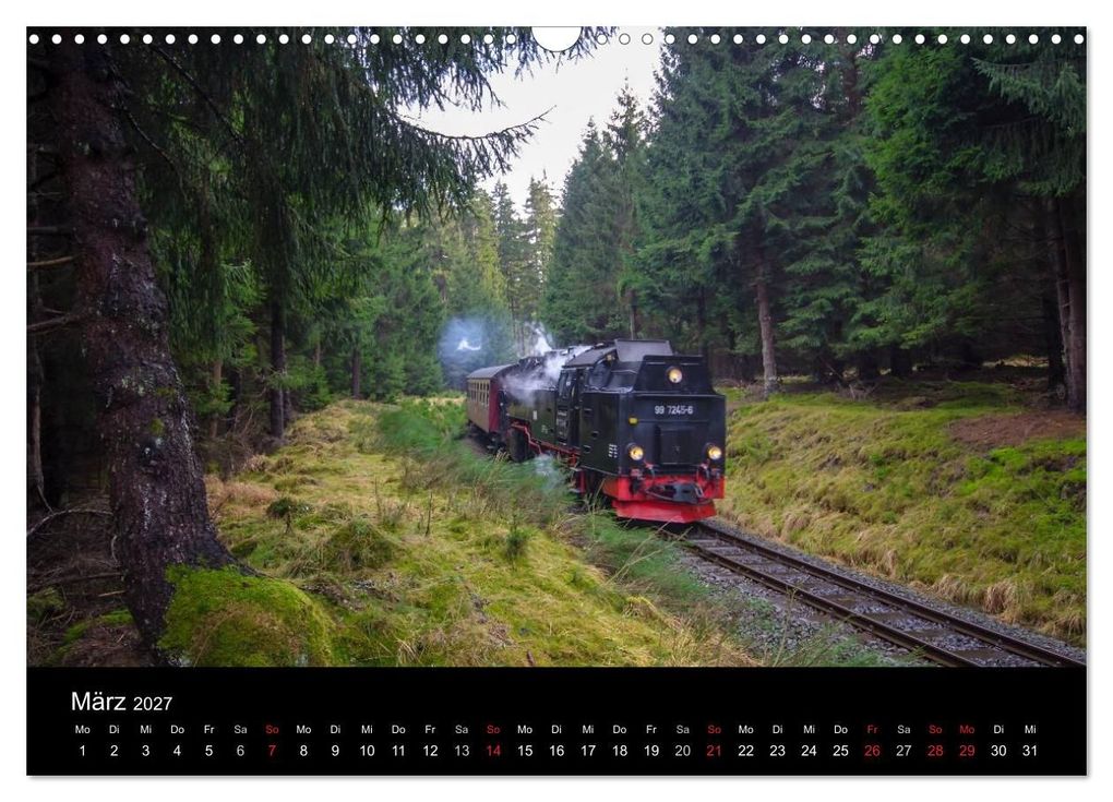 Weitere Ansicht: Unter Dampf in Sachsen Anhalt 2.0 (Wandkalender 2027 DIN A3 quer), CALVENDO Monatskalender | Steffen Gierok, Calvendo