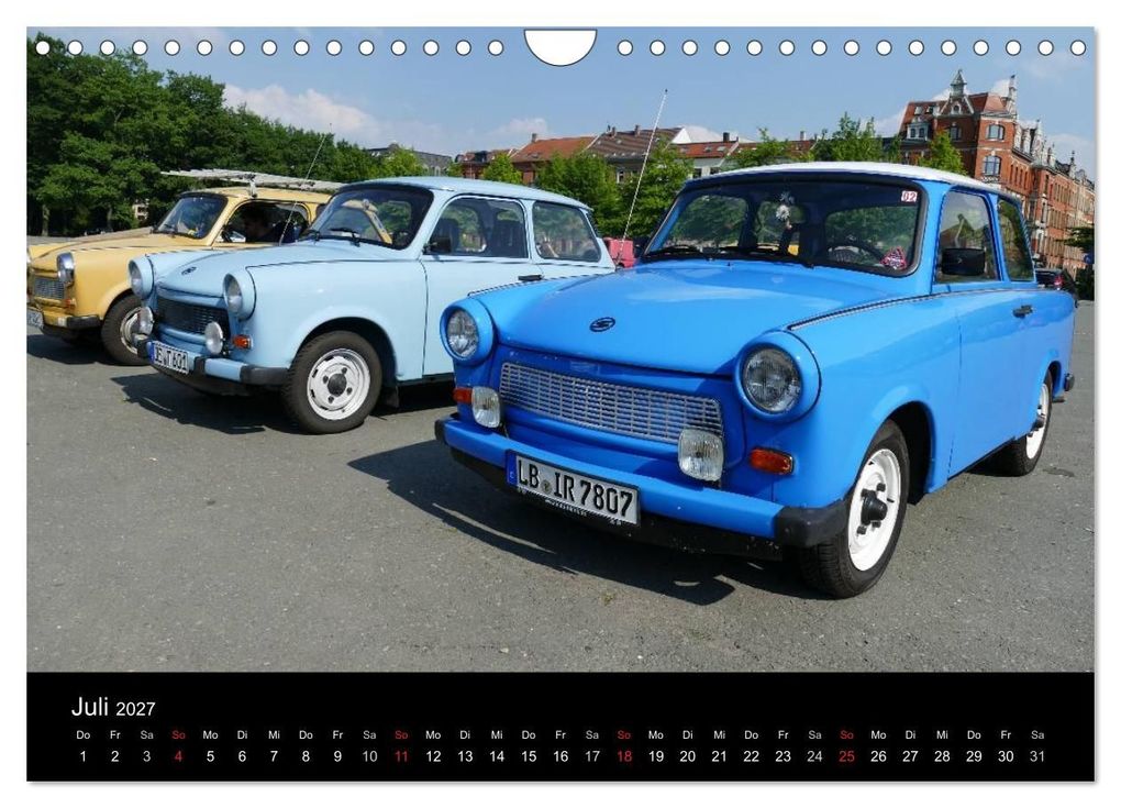 Weitere Ansicht: Trabantfahrertreffen Zwickau (Wandkalender 2027 DIN A4 quer), CALVENDO Monatskalender | Heiko Richter, Calvendo