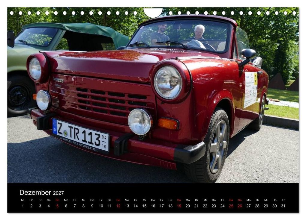Weitere Ansicht: Trabantfahrertreffen Zwickau (Wandkalender 2027 DIN A4 quer), CALVENDO Monatskalender | Heiko Richter, Calvendo