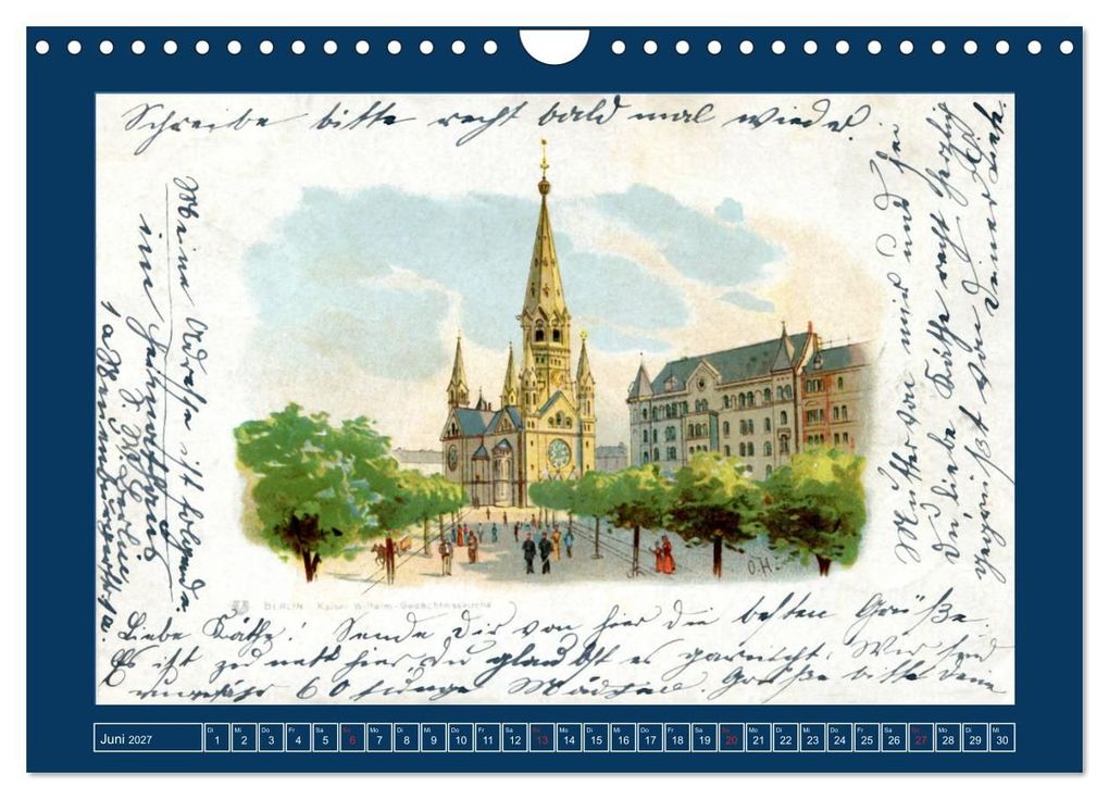 Weitere Ansicht: Historisches Berlin von 1888 bis 1918 (Wandkalender 2027 DIN A4 quer), CALVENDO Monatskalender | Jens Siebert, Calvendo