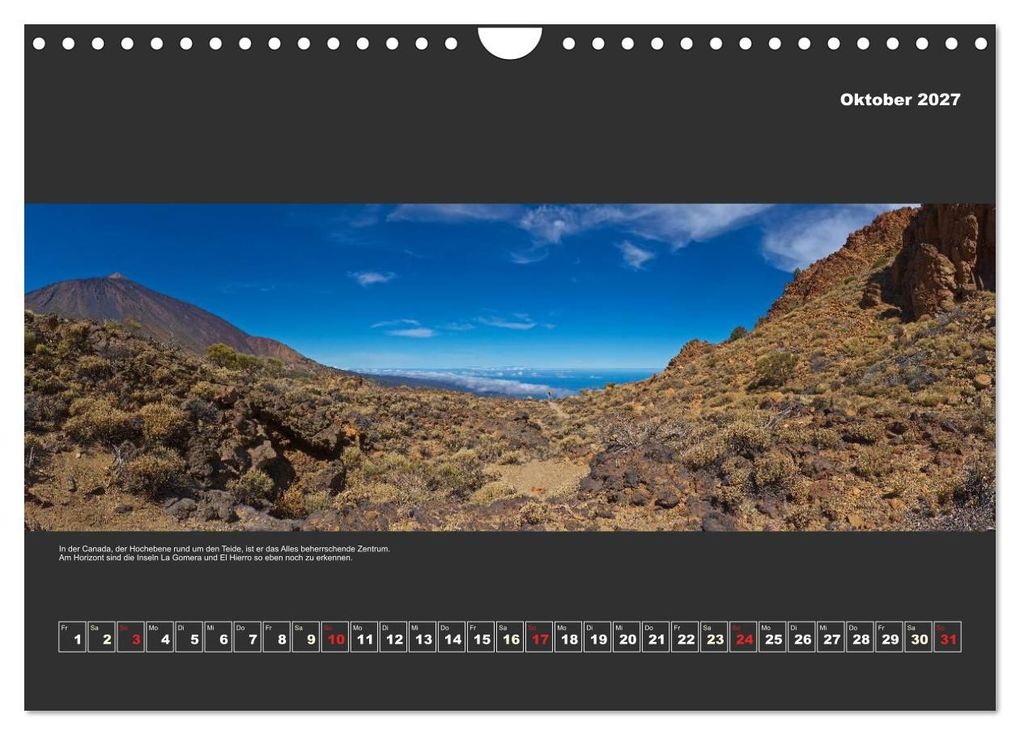 Weitere Ansicht: Teneriffa im Panorama (Wandkalender 2027 DIN A4 quer), CALVENDO Monatskalender | Paul Linden, Calvendo