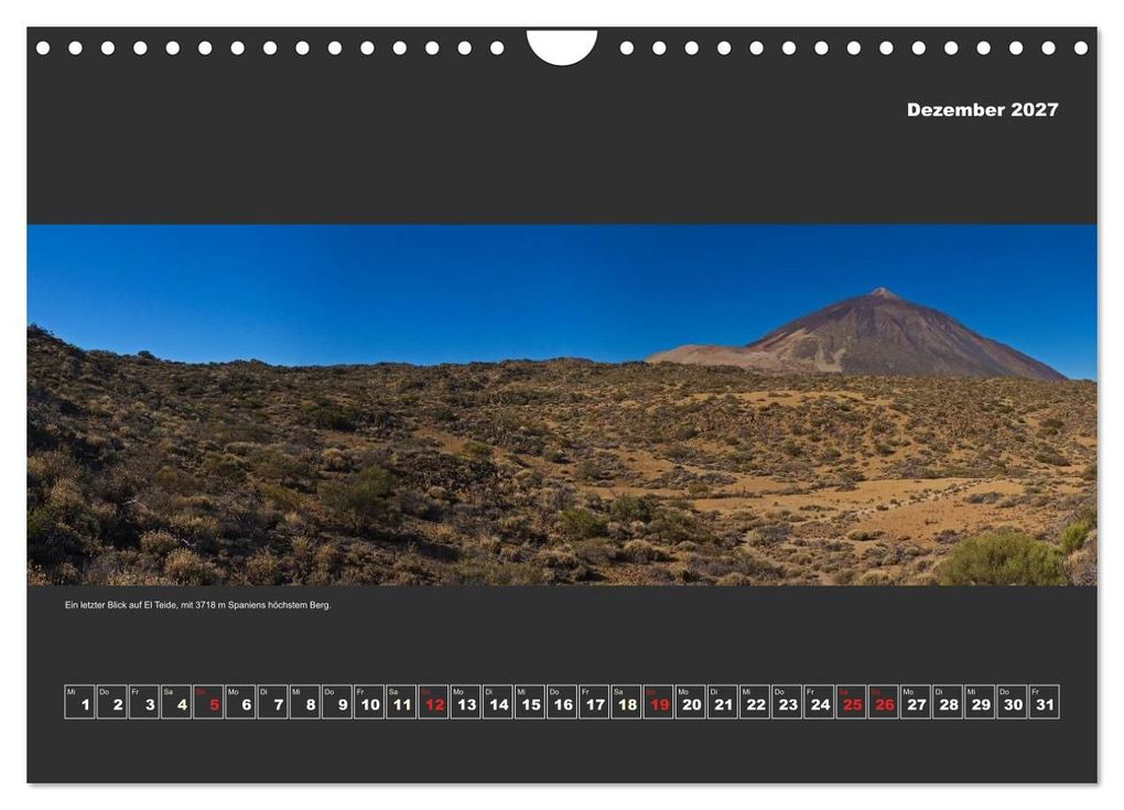 Weitere Ansicht: Teneriffa im Panorama (Wandkalender 2027 DIN A4 quer), CALVENDO Monatskalender | Paul Linden, Calvendo