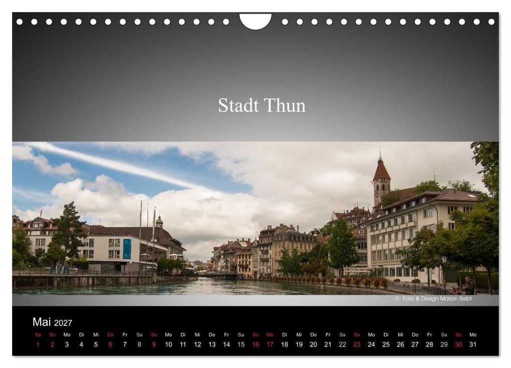 Weitere Ansicht: Panorama Schweiz (Wandkalender 2027 DIN A4 quer), CALVENDO Monatskalender | Marion Seibt, Calvendo