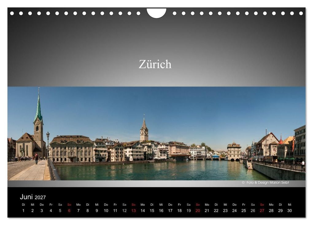 Weitere Ansicht: Panorama Schweiz (Wandkalender 2027 DIN A4 quer), CALVENDO Monatskalender | Marion Seibt, Calvendo