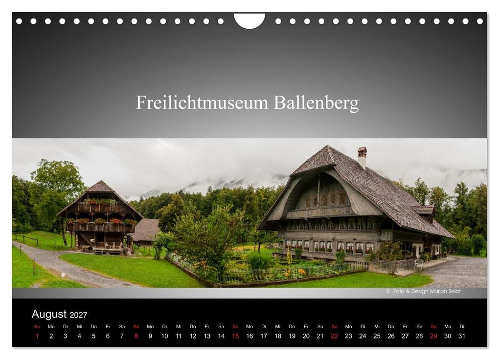 Weitere Ansicht: Panorama Schweiz (Wandkalender 2027 DIN A4 quer), CALVENDO Monatskalender | Marion Seibt, Calvendo