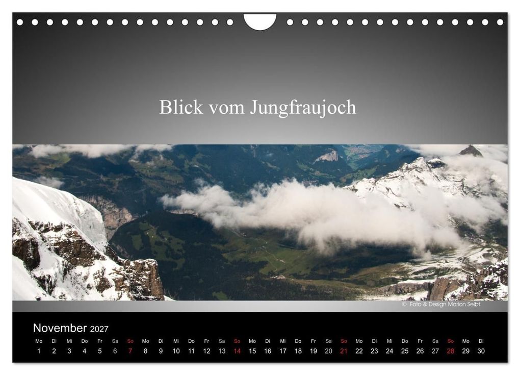Weitere Ansicht: Panorama Schweiz (Wandkalender 2027 DIN A4 quer), CALVENDO Monatskalender | Marion Seibt, Calvendo