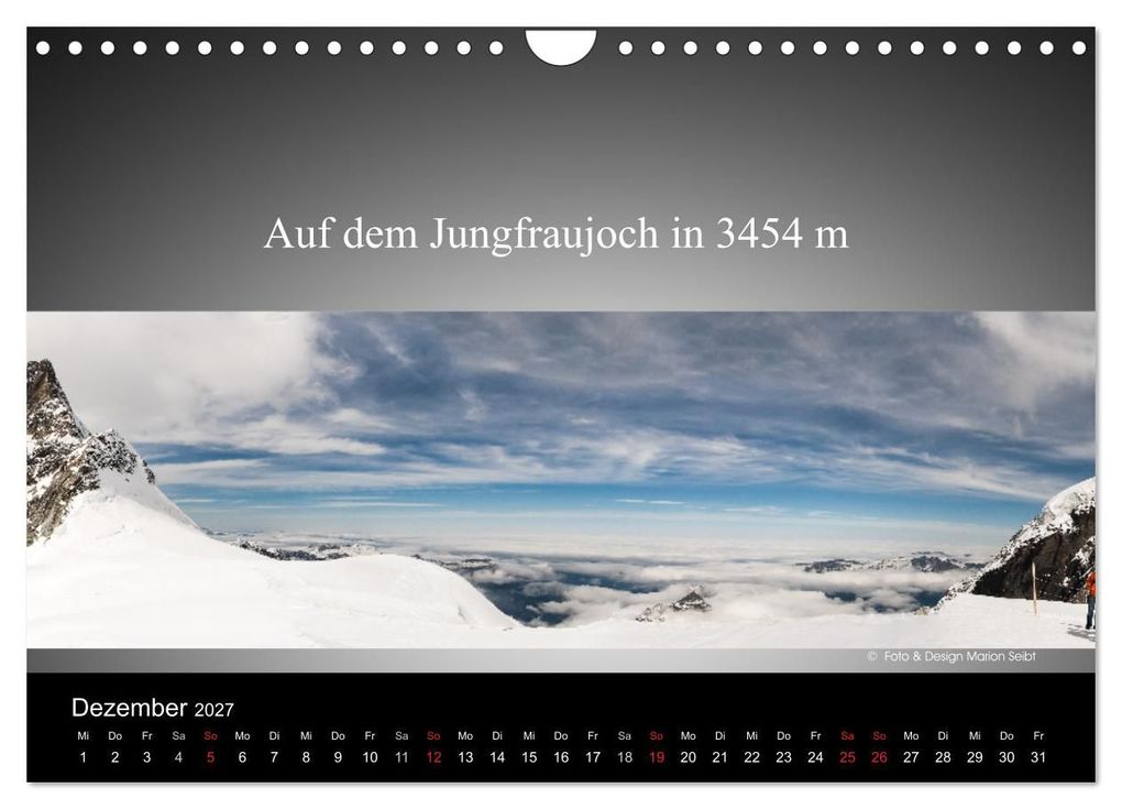 Weitere Ansicht: Panorama Schweiz (Wandkalender 2027 DIN A4 quer), CALVENDO Monatskalender | Marion Seibt, Calvendo