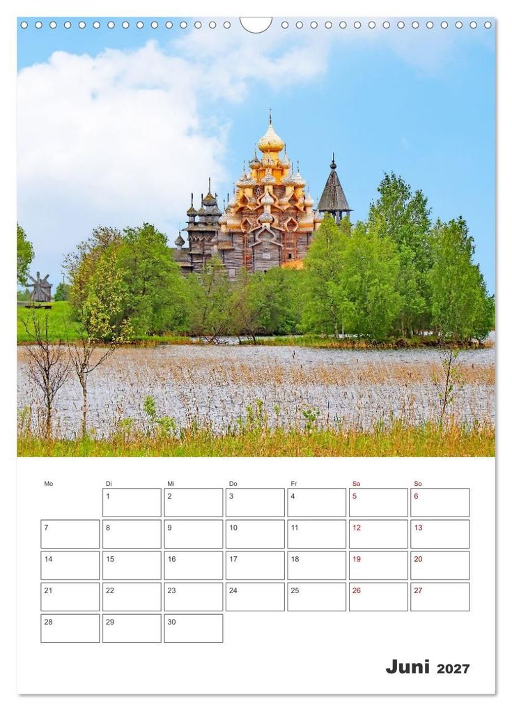Weitere Ansicht: Russland - Terminplaner (Wandkalender 2027 DIN A3 hoch), CALVENDO Monatskalender | Denise Graupner, Calvendo