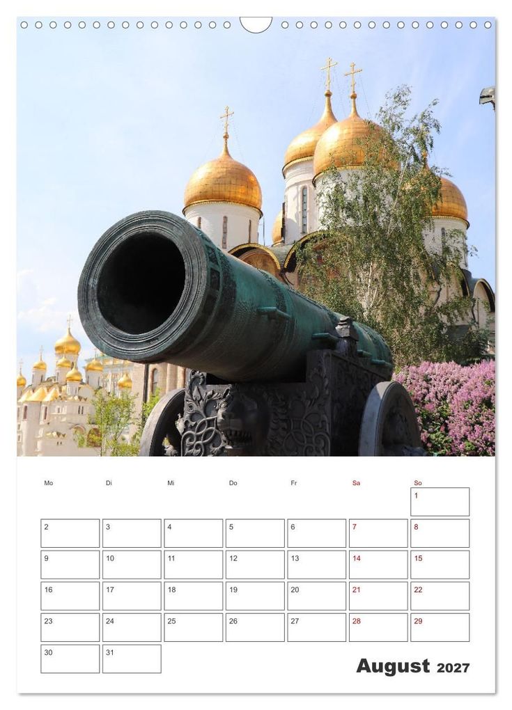 Weitere Ansicht: Russland - Terminplaner (Wandkalender 2027 DIN A3 hoch), CALVENDO Monatskalender | Denise Graupner, Calvendo