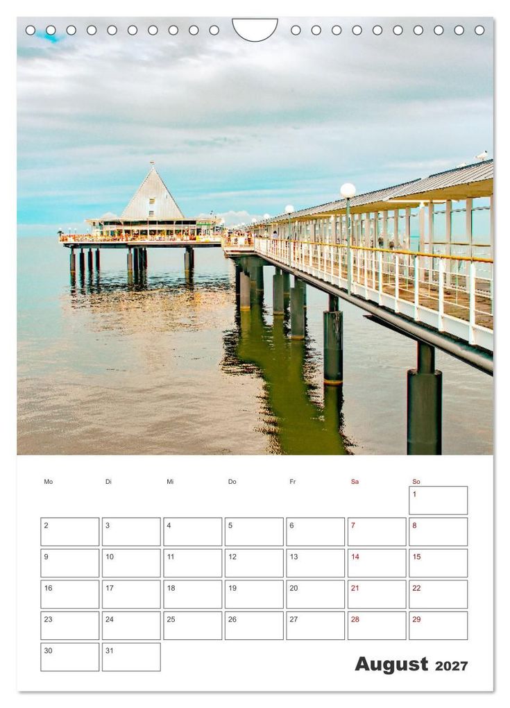 Weitere Ansicht: Usedom - Terminplaner (Wandkalender 2027 DIN A4 hoch), CALVENDO Monatskalender | Nina Schwarze, Calvendo