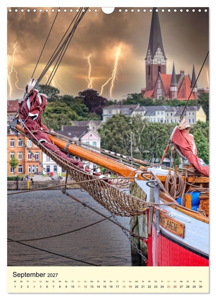 Weitere Ansicht: Flensburg - so bezaubernd (Wandkalender 2027 DIN A3 hoch), CALVENDO Monatskalender | Peter Roder, Calvendo