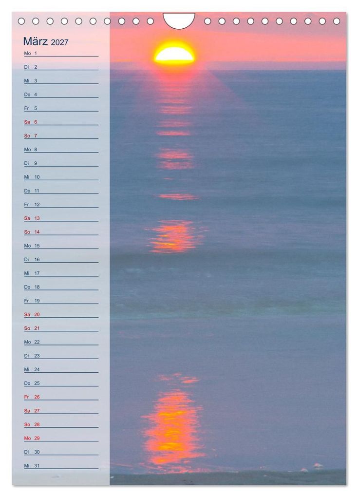 Weitere Ansicht: Maritim - Geburtstagskalender (Wandkalender 2027 DIN A4 hoch), CALVENDO Monatskalender | Carola Vahldiek, Calvendo
