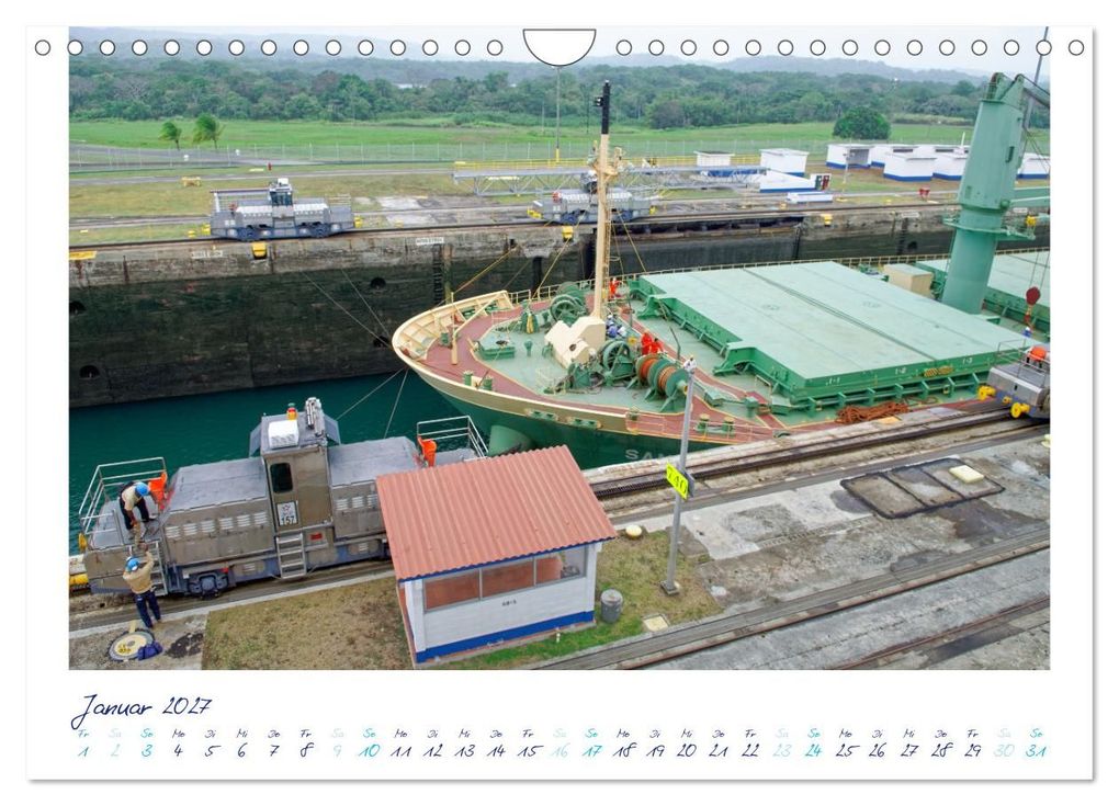 Weitere Ansicht: PANAMA-KANAL: Drahtseilakt-Bilder (Wandkalender 2027 DIN A4 quer), CALVENDO Monatskalender | Hans Rodewald CreativK.de, Calvendo