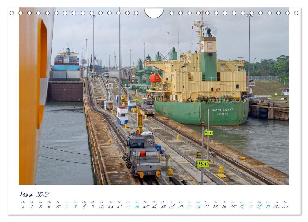 Weitere Ansicht: PANAMA-KANAL: Drahtseilakt-Bilder (Wandkalender 2027 DIN A4 quer), CALVENDO Monatskalender | Hans Rodewald CreativK.de, Calvendo