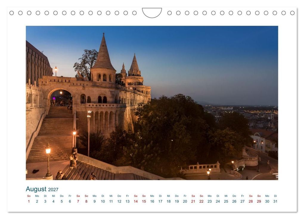 Weitere Ansicht: Budapest: zwischen Parlamentsgebäude und Burgpalast (Wandkalender 2027 DIN A4 quer), CALVENDO Monatskalender | Michael Heber, Calvendo