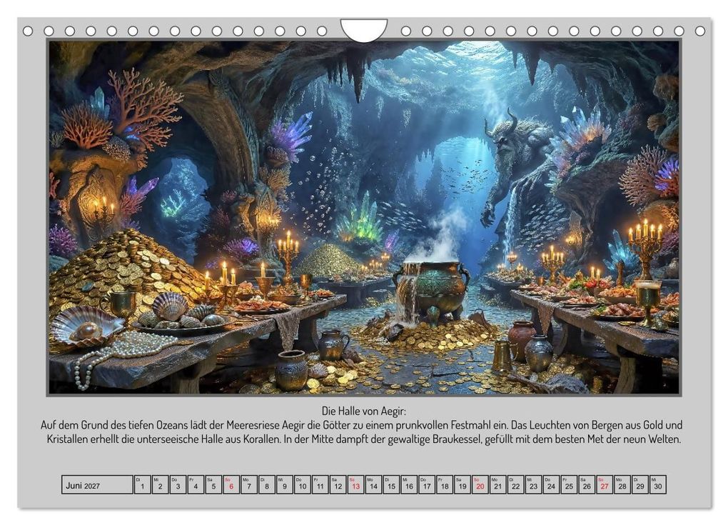 Weitere Ansicht: In Yggdrasils Schatten: Ein Pfad durch die neun Welten (Wandkalender 2027 DIN A4 quer), CALVENDO Monatskalender | Werner Braun, Calvendo