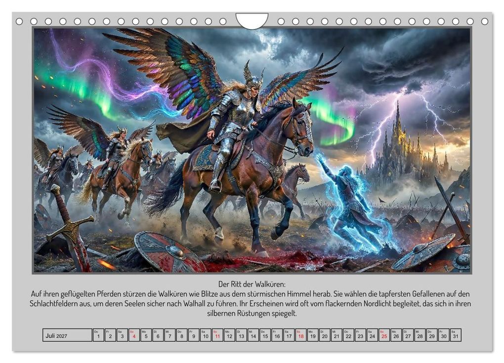 Weitere Ansicht: In Yggdrasils Schatten: Ein Pfad durch die neun Welten (Wandkalender 2027 DIN A4 quer), CALVENDO Monatskalender | Werner Braun, Calvendo
