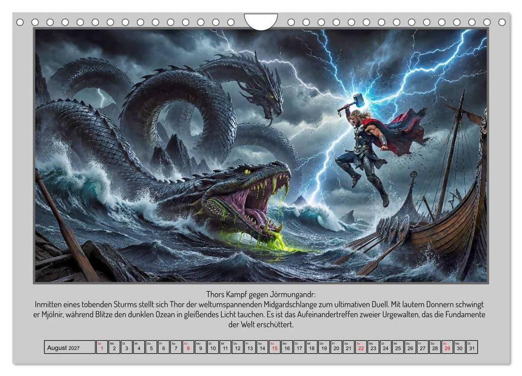 Weitere Ansicht: In Yggdrasils Schatten: Ein Pfad durch die neun Welten (Wandkalender 2027 DIN A4 quer), CALVENDO Monatskalender | Werner Braun, Calvendo
